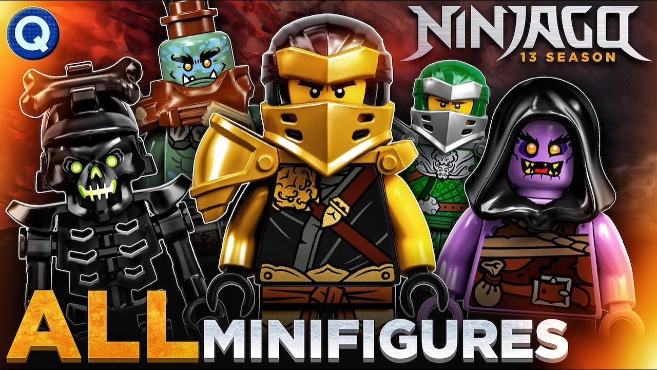 LEGO Ninjago season 13 minifigures from NINJAGO 2020 summer sets All characters