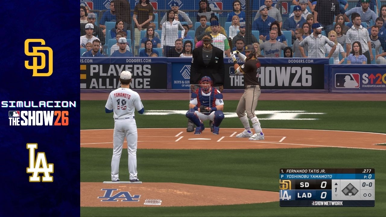 MLB The Show 26 l Dodgers vs Padres l Julio 4/2026 lSimulaci&oacute;n PS5 Gameplay