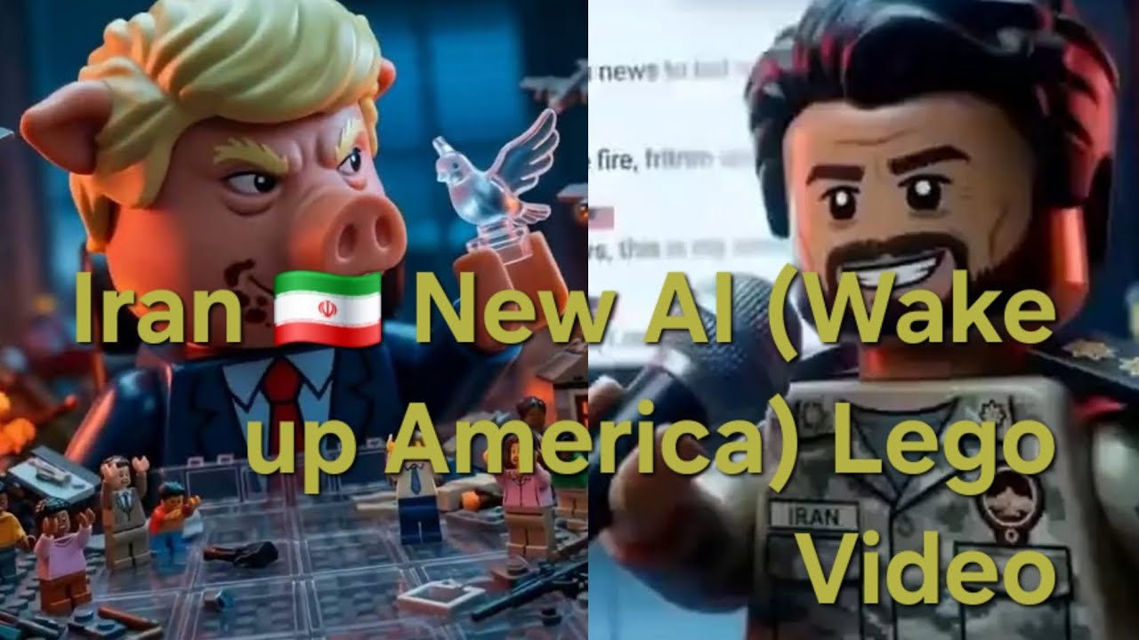 IRAN 🇮🇷 NEW LEGO (WAKE UP AMERICA) RAP VIDEO is JAMMING!