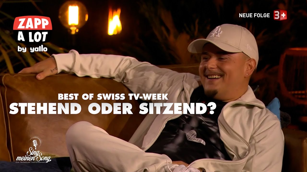 Nr. 1: Stehend oder sitzend? - 👉 Abonniere @zappalot 👈 - Best of Swiss TV-Week