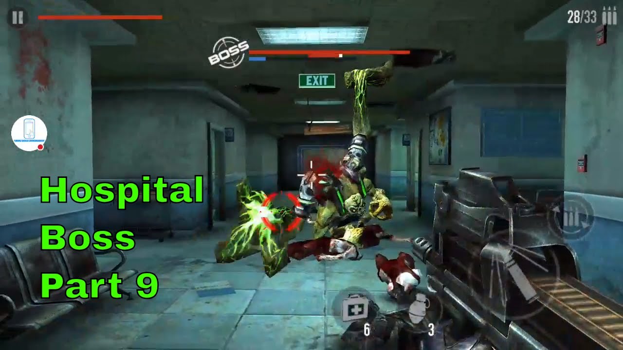 MAD ZOMBIES : Offline Zombie Games-R2 Hospital Boss-Bosses-Gameplay Walkthrough Part 9-(Android-iOS)