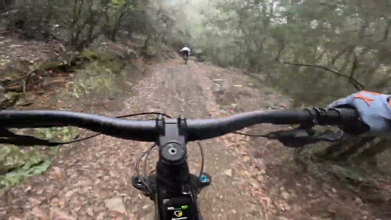 Bajando de Begues a Sant Climent 