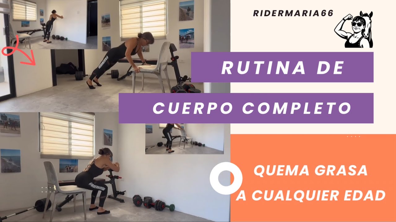 Rutina de cuerpo completo para quemar grasa 💪 | Nunca es tarde para empezar