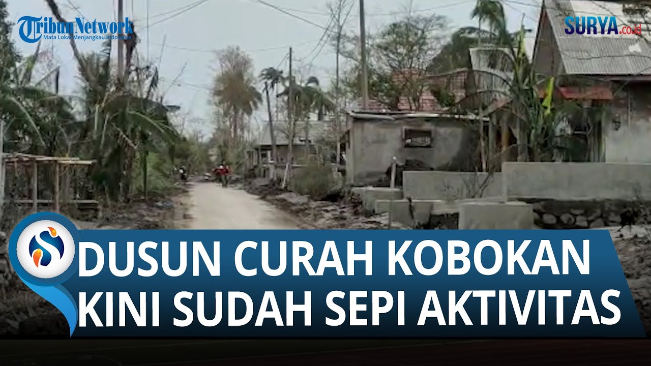 Dusun Curah Kobokan dan Dusun Kajar Kuning sepi aktivitas warga mengamankan barang berharga