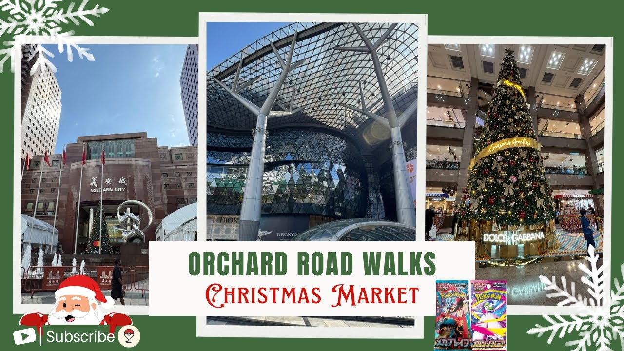 🎄 Christmas Walk at Orchard Road… Did the Festive Vibes Bless My Pokémon Pulls? 🎁✨