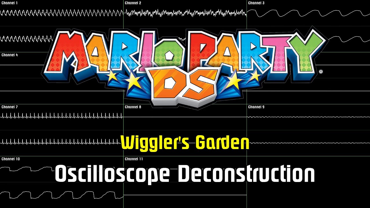 Mario Party DS - Wiggler's Garden [Oscilloscope Deconstruction]