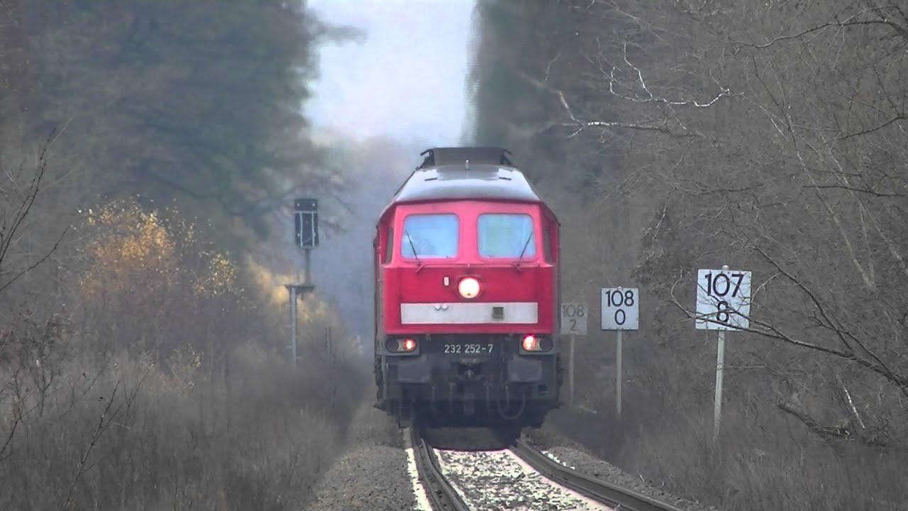 BR 232 252-7 Ludmilla mit Güterzug und fetten Kolomna Sound zwischen Tantow und Petershagen [HD]