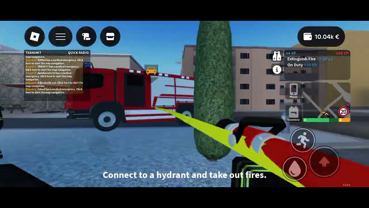 The firefighter a Roblox movie