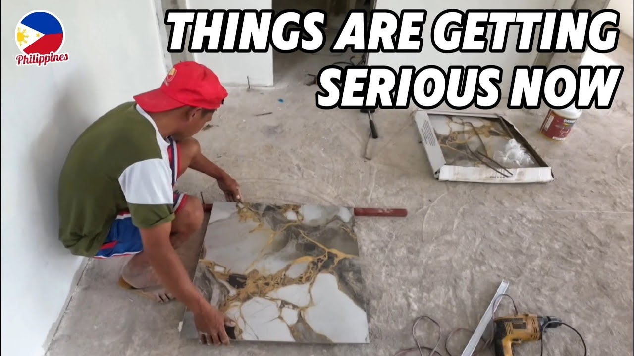 🇵🇭 Строительство усадьбы — наконец-то можно начинать укладку плитки!