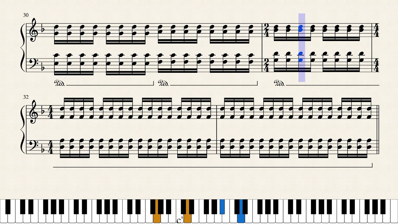 Hanging D - Joep Beving (FULL Sheet music for Piano)
