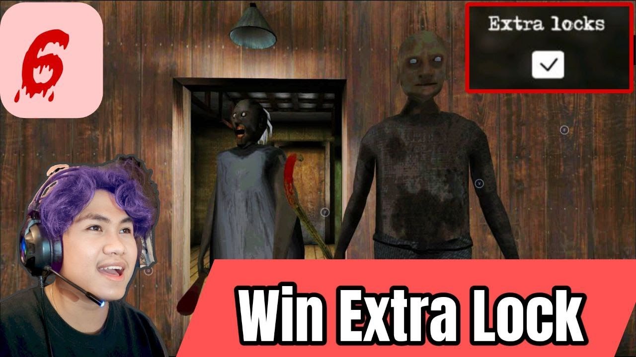 Khmer Gamer ឈ្នះវគ្គ Extra lock Granny Chapter Two Part6 2KHD #granny