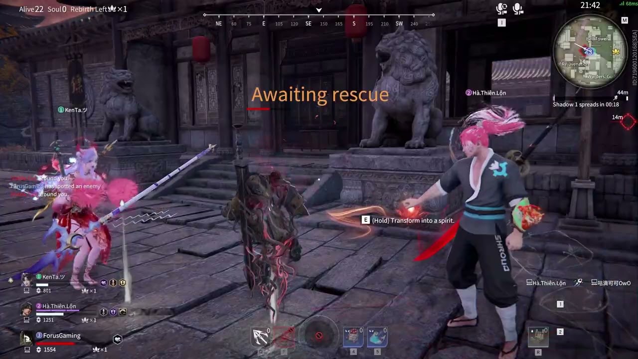 Naraka:Bladepoint - New Hero: Xunhuan Li F1 V1 Gameplay