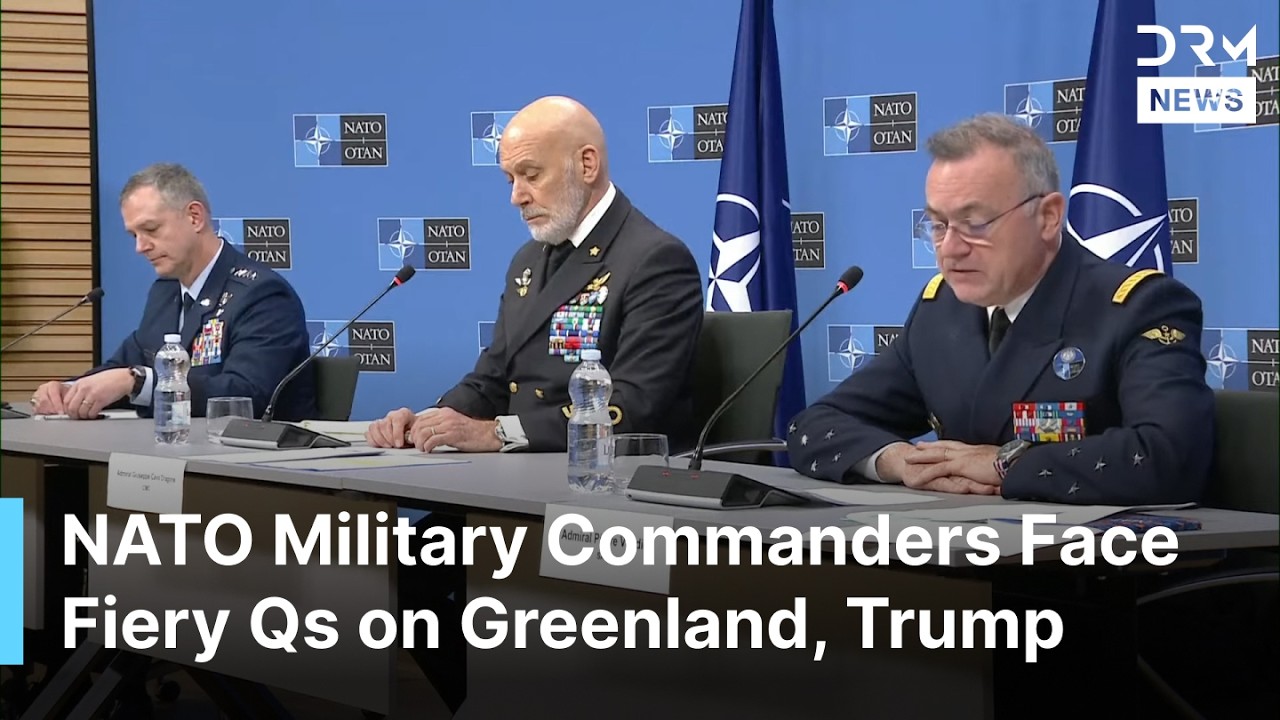 FULL Q&A: NATO Military Chiefs Grilled on Greenland, Trump's Arctic Threats at Fiery Presser | AC1G