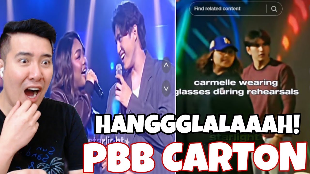 CarTon MAS LUMALALA SA LABAS NG BAHAY!!! | PBB Collab Carmelle Collado Anton Vizon | REACTION