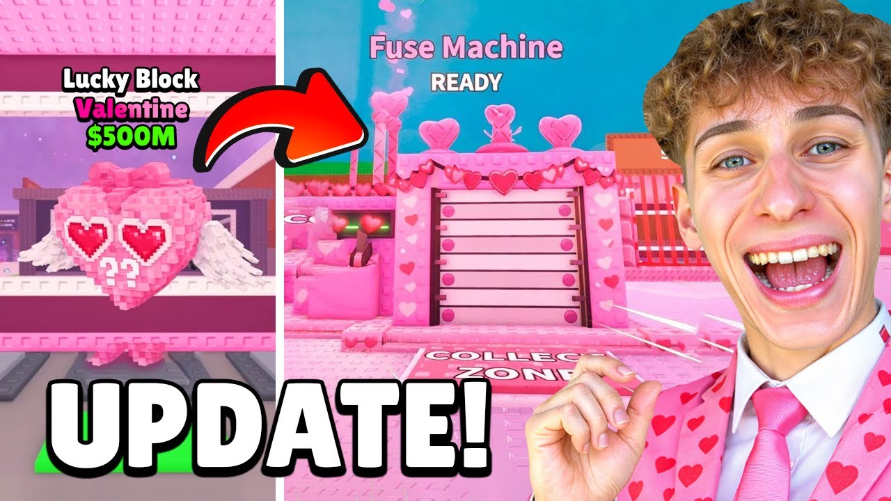 SAMMY ZDRADZIŁ cały WALENTYNKOWY UPDATE w STEAL A BRAINROT! 💘 *NOWE LUCKY BLOCKI*