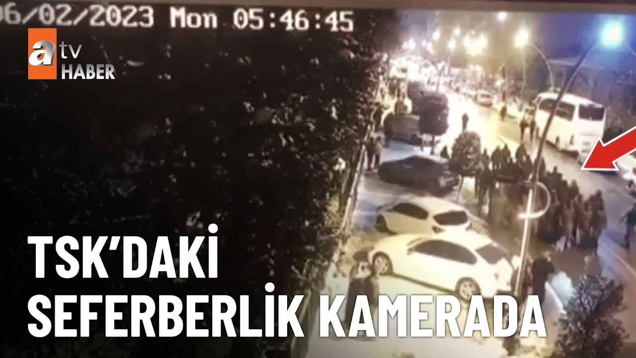 Depremden dakikalar sonra TSK sahada. İşte o anlar...- atv Ana Haber 24 Şubat 2023