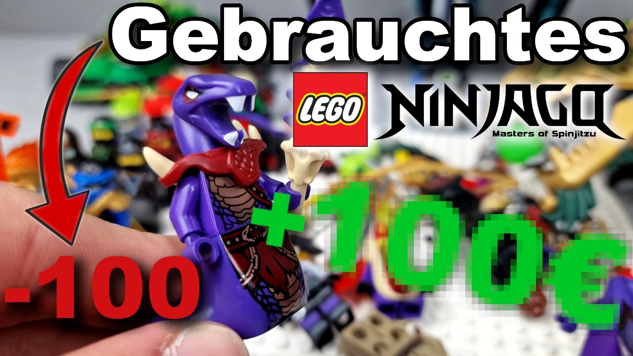 Ich habe für 100€ gebrauchtes LEGO Ninjago gekauft und das habe ich bekommen! 🤯📦