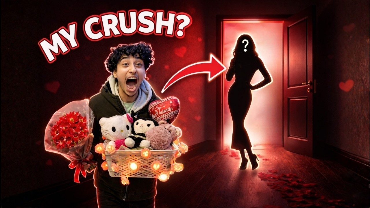 Surprising My Crush on Valentine’s Day 😳💘