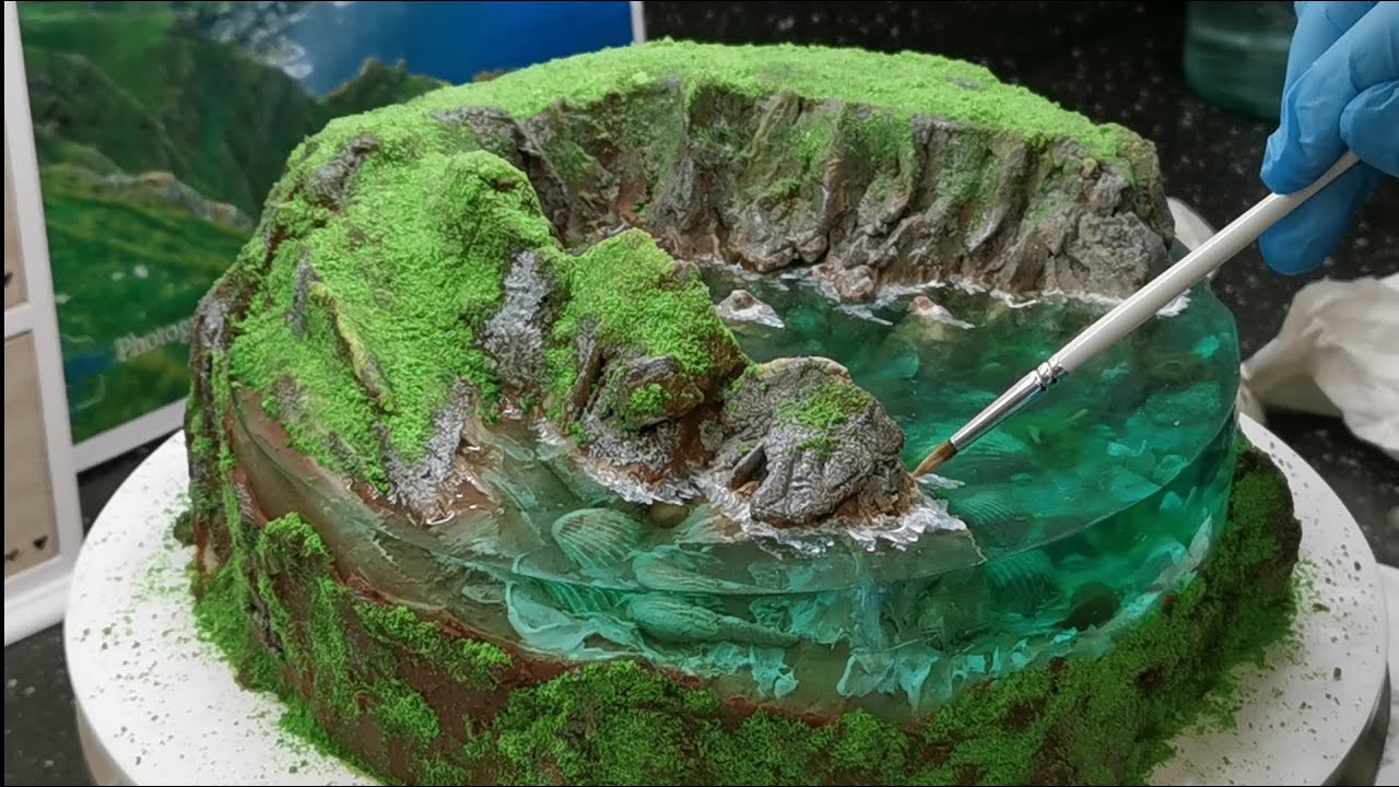 How to make an Island Jelly Cake?