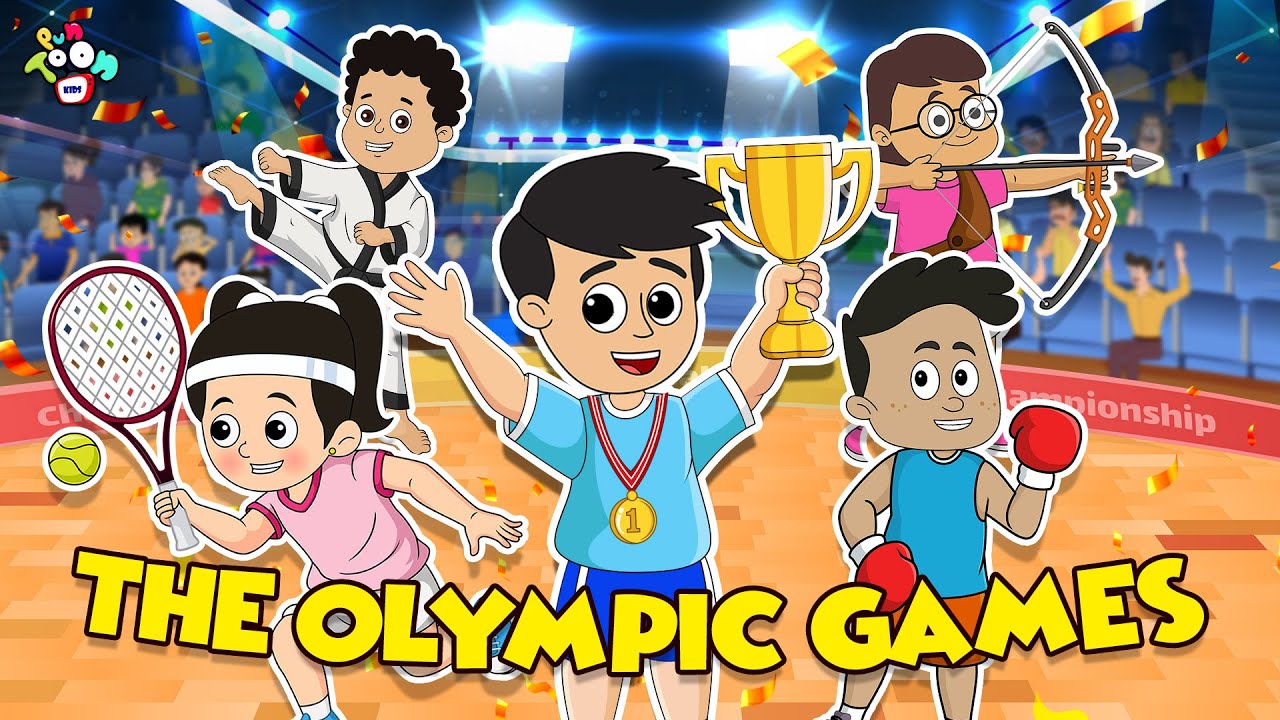 The Olympic Games | Real Champ | Animated Stories | English Cartoon | Moral Stories | PunToon Kids
