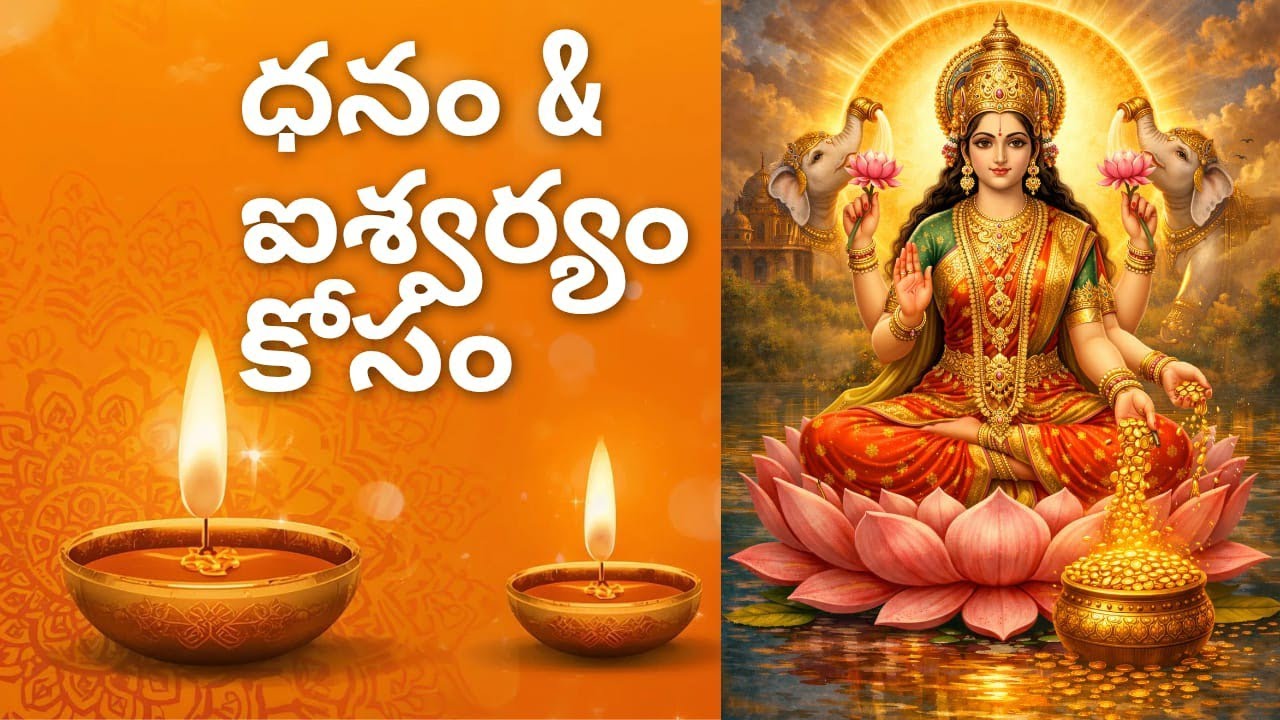 లక్ష్మీ గాయత్రీ మంత్రం  ఐశ్వర్యం కోసం శక్తివంతమైన జపం #devotional #telugudevotional #lord #lakshmi