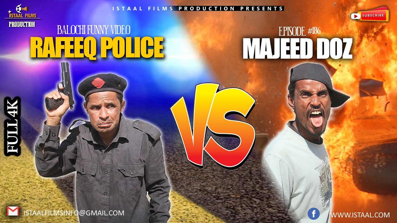 Rafeeq Police VS Majeed Doz | Balochi Funny Video | Episode #186 | 2021 #basitaskani