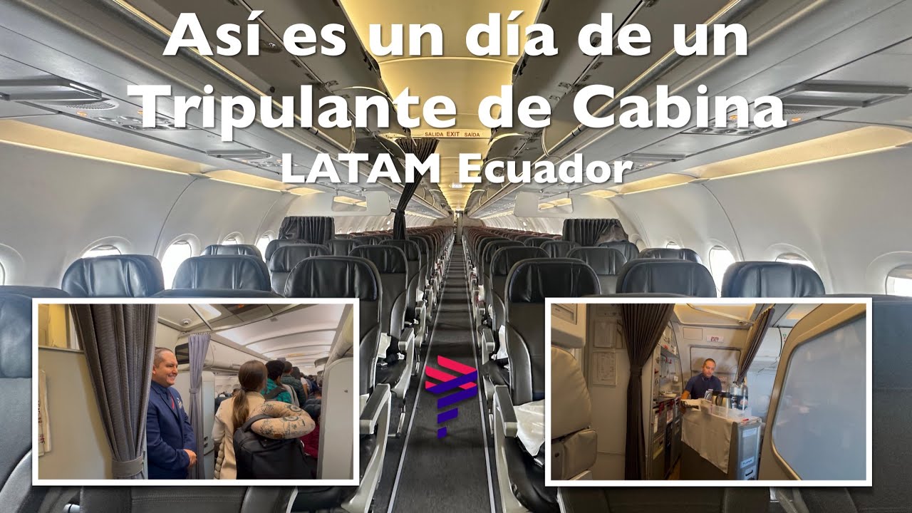 Así es un día de un Tripulante de Cabina (TCP) de LATAM Airlines