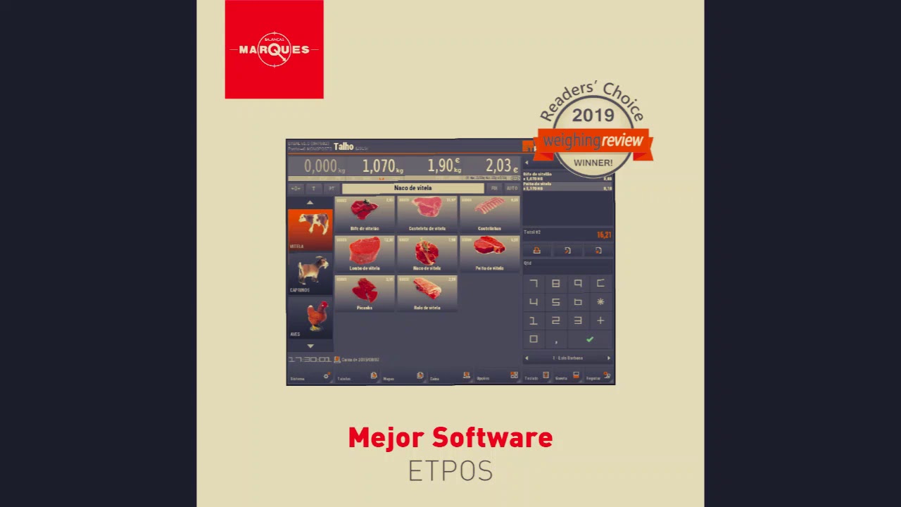 TPV Y PESAJE M&aacute;laga - Ganador Premios 2019 Weighing review Balanzas Marques TPV Y PESAJE M&aacute;laga