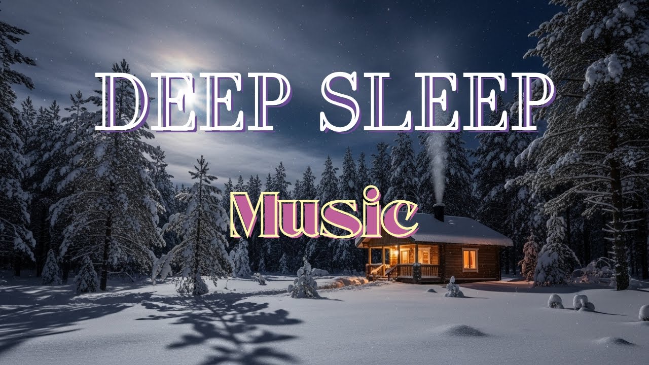 Silent Winter Night Ambience | Calm Music for Deep Sleep and Insomnia Relief