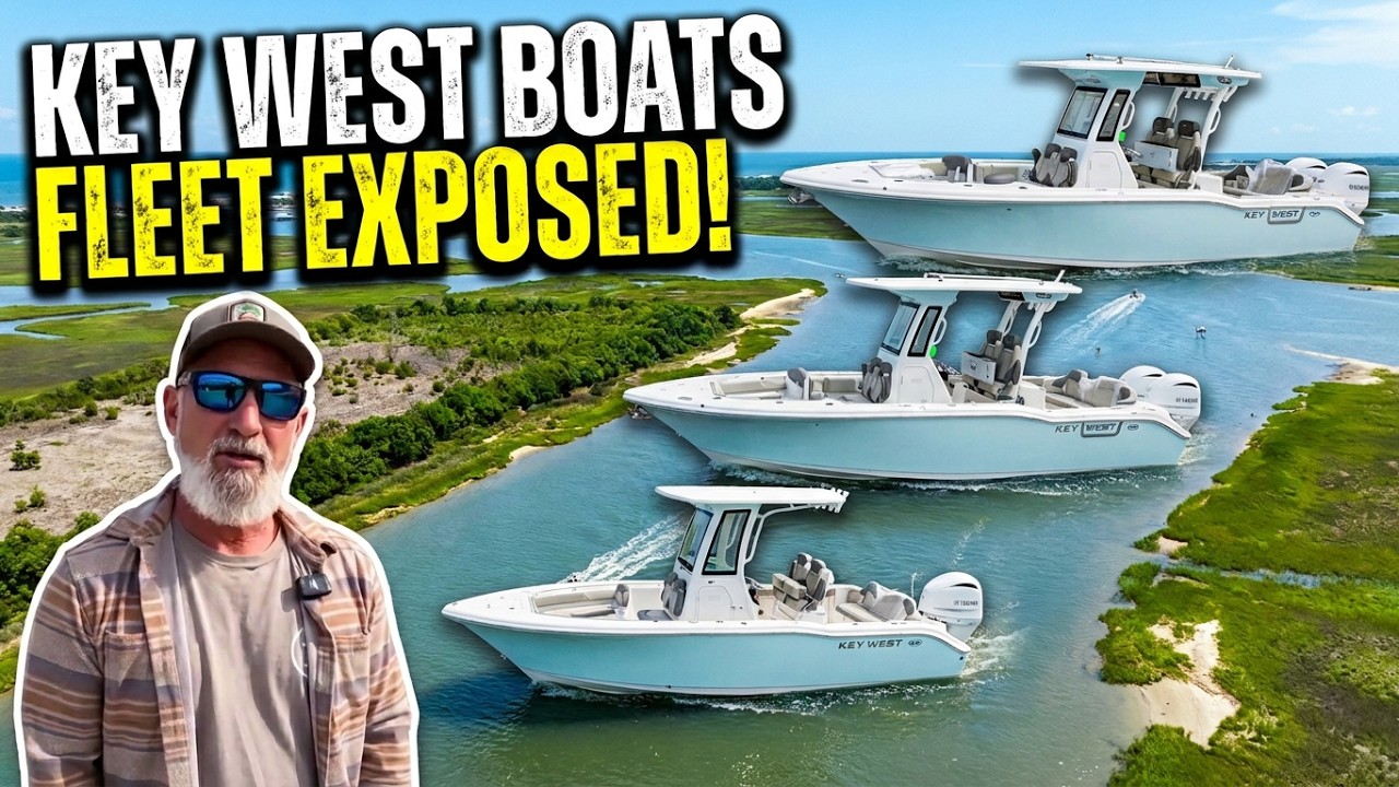 Key West Boats Factory Tour! A Closer Look At The 249 FS, The Redesigned 263 FS And A New 229FS??
