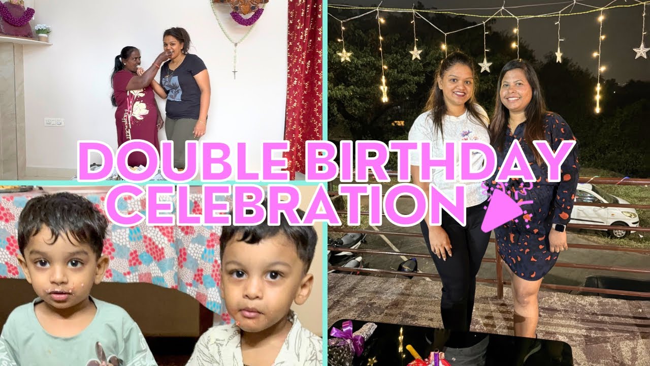 MOTHER IN LAWS AND MY FRIENDS BIRTHDAY BASH🥳🎂🎉| DOUBLE CELEBRATIONS🔥 || Konkani vlog || 