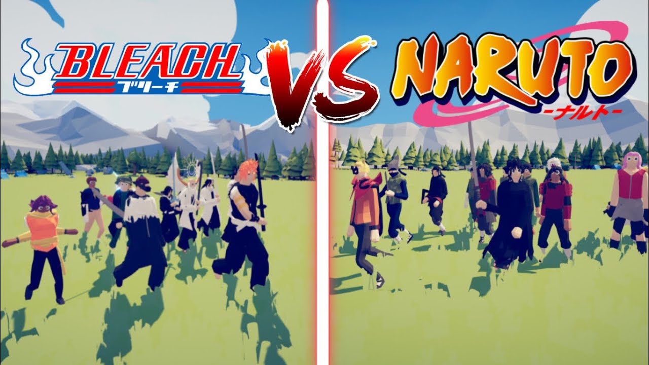 ANIME BATTLE - Naruto Vs Bleach | TABS - Totally Accurate Battle Simulator