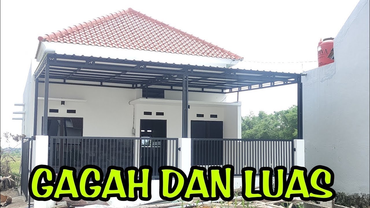 Rumah Minimalis Limasan Gagah dan Luas Lahan 7x15 Meter