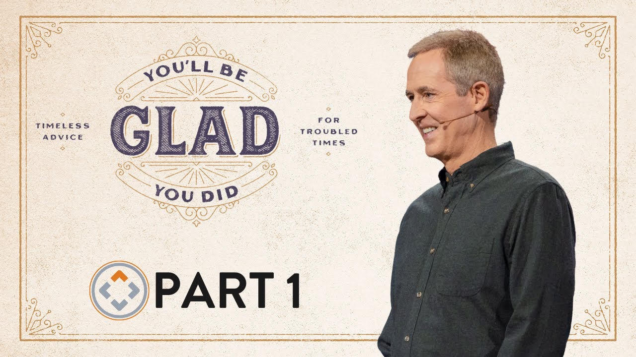 You'll Be Glad You Did | Part 1 | Connecting the Dots