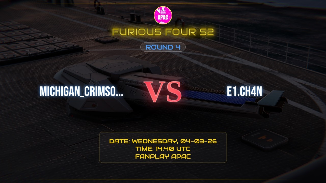 #ROUND-4 | MICHIGAN_CRIMSON vs E1.CH4N | MATCH 3-3 | Furious Four S2 | Fanplay APAC