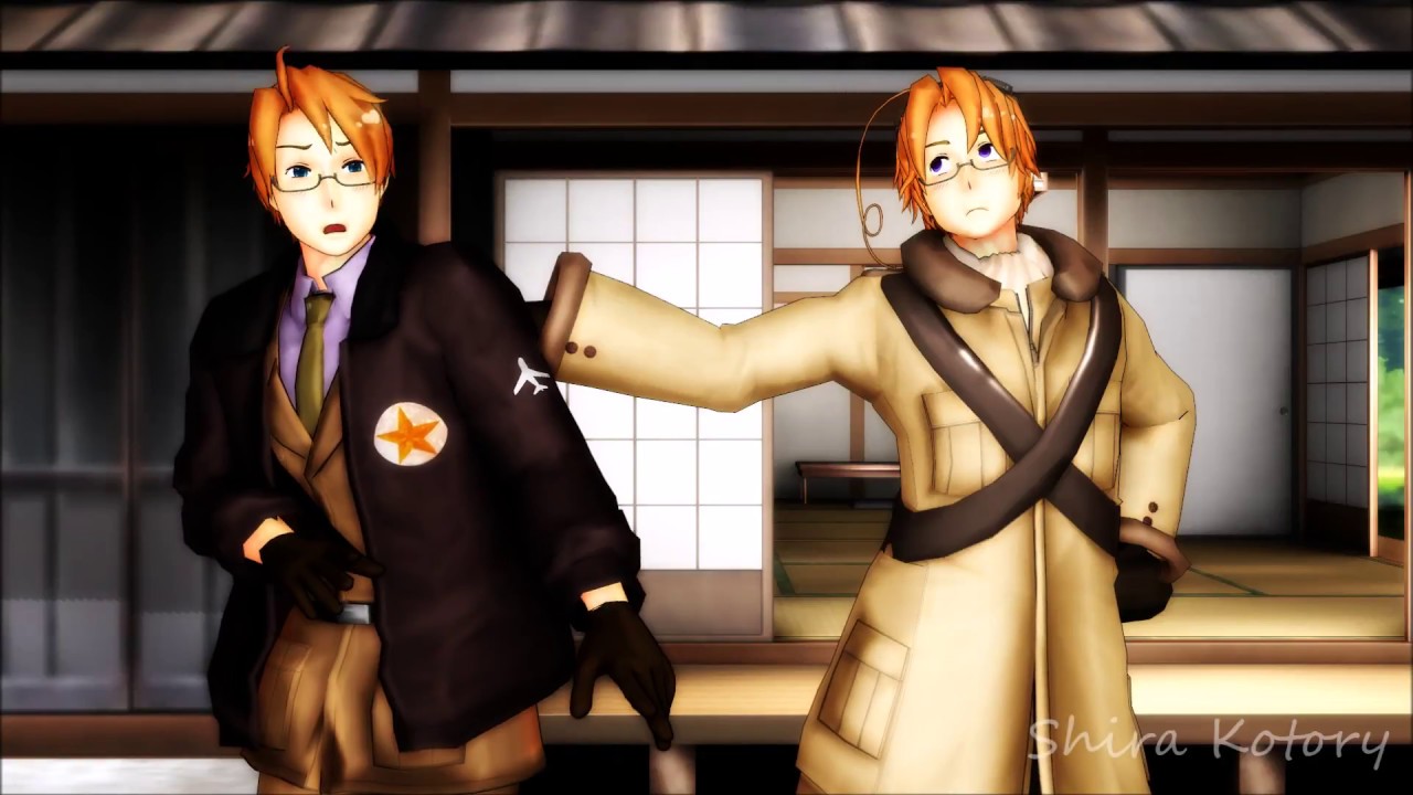 {MMD APH} SHE'S TOUCHING ME!