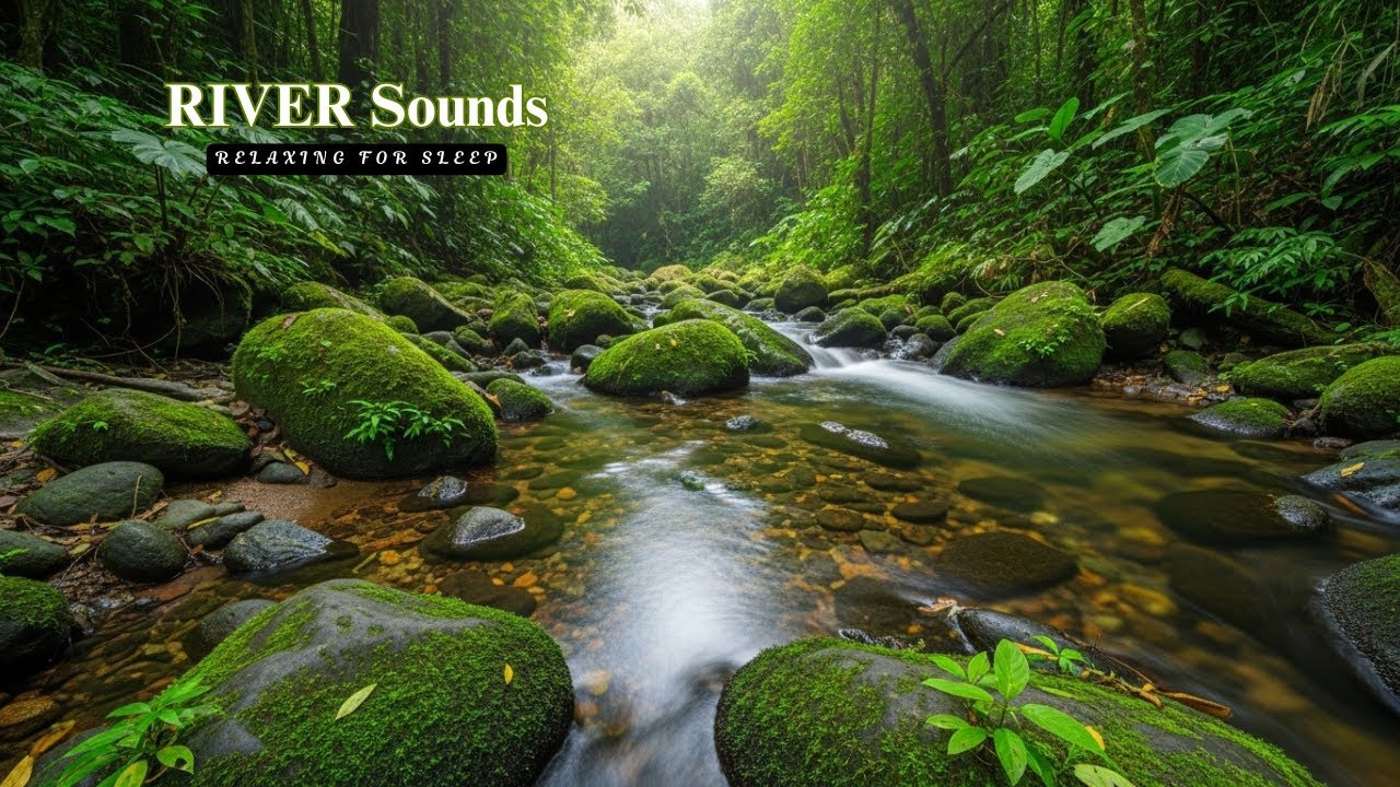 Natural Sleep Aid 💧 Forest River for Night Relaxation