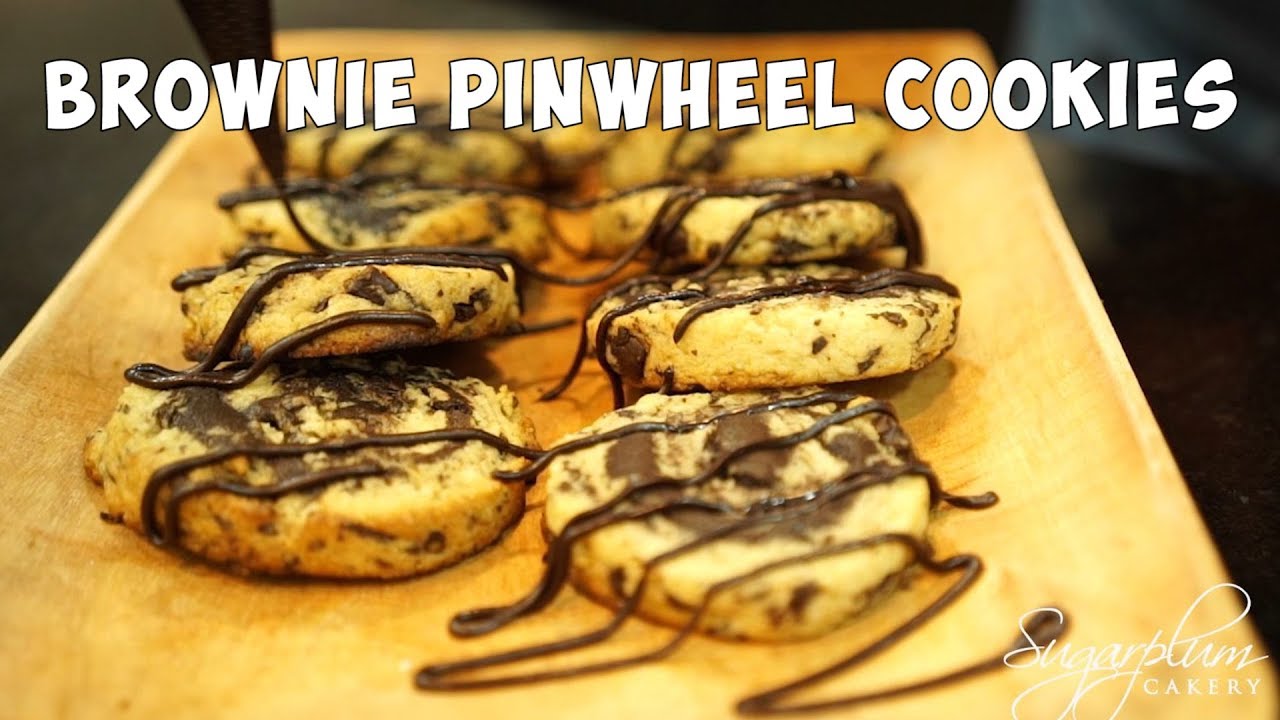 EGGLESS BROWNIE PINWHEEL COOKIES