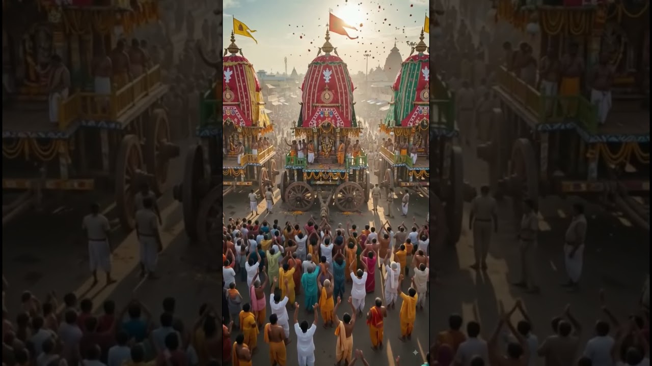 Jagannath Rath Yatra 2026 at Puri, Odisha 🚩 | Epic Cinematic AI Video | Jai Jagannath