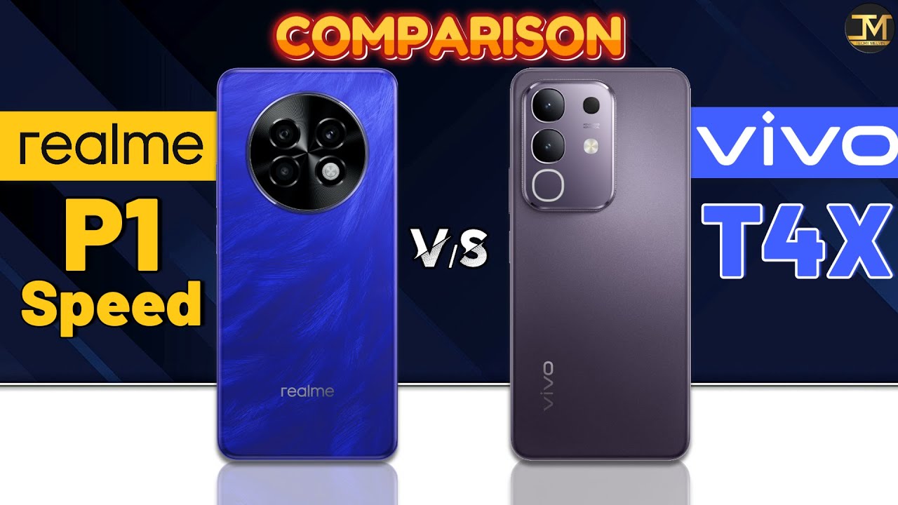 Vivo T4X vs realme P1 Speed : Which Phone is Best❓🤔
