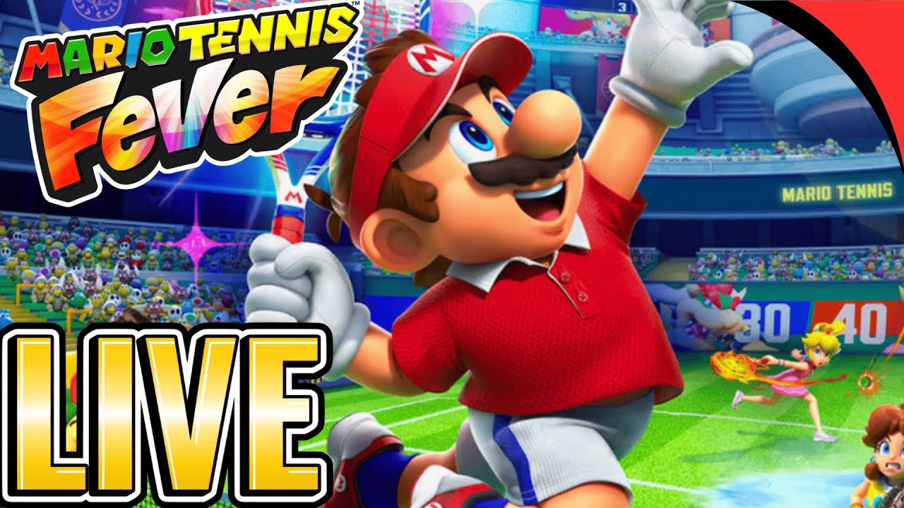 🔴My First Time EVER Playing Mario Tennis...is it Good?