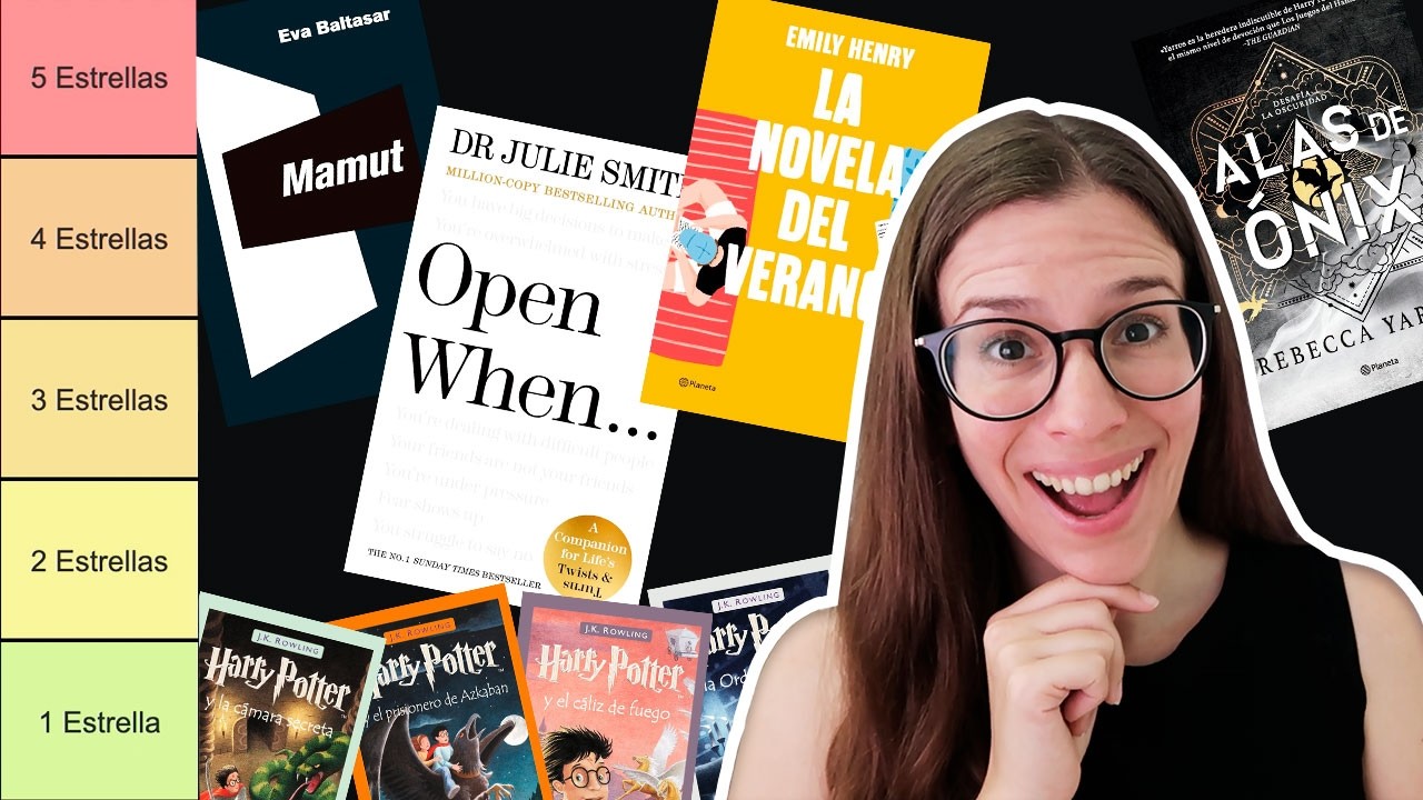 los mejores libros que he leído este año (hasta junio) | tier list books