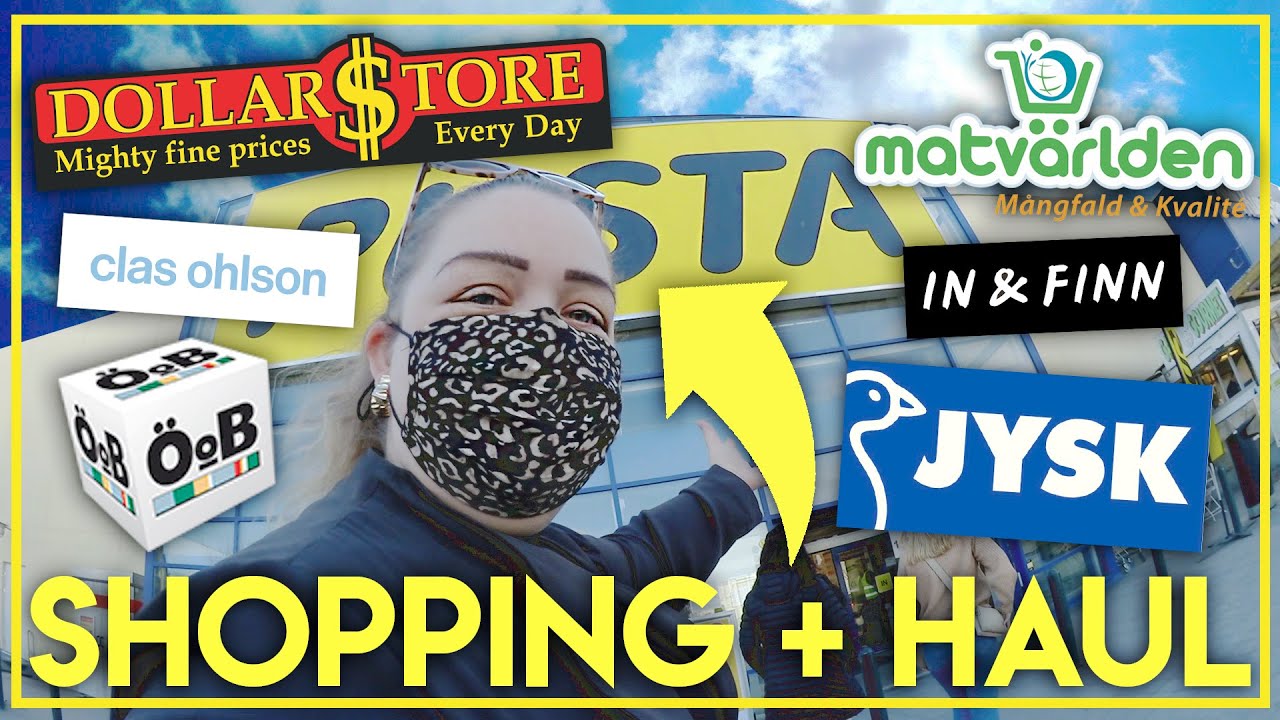 STORHANDLAR VLOGG + HAUL | DOLLARSTORE, RUSTA, ÖB, IN & FINN osv!