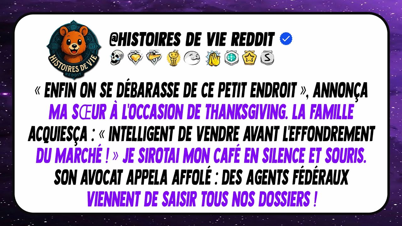 Ma sœur a falsifié ma signature pour vendre mon condo, ignorant son enregistrement au Trésor.