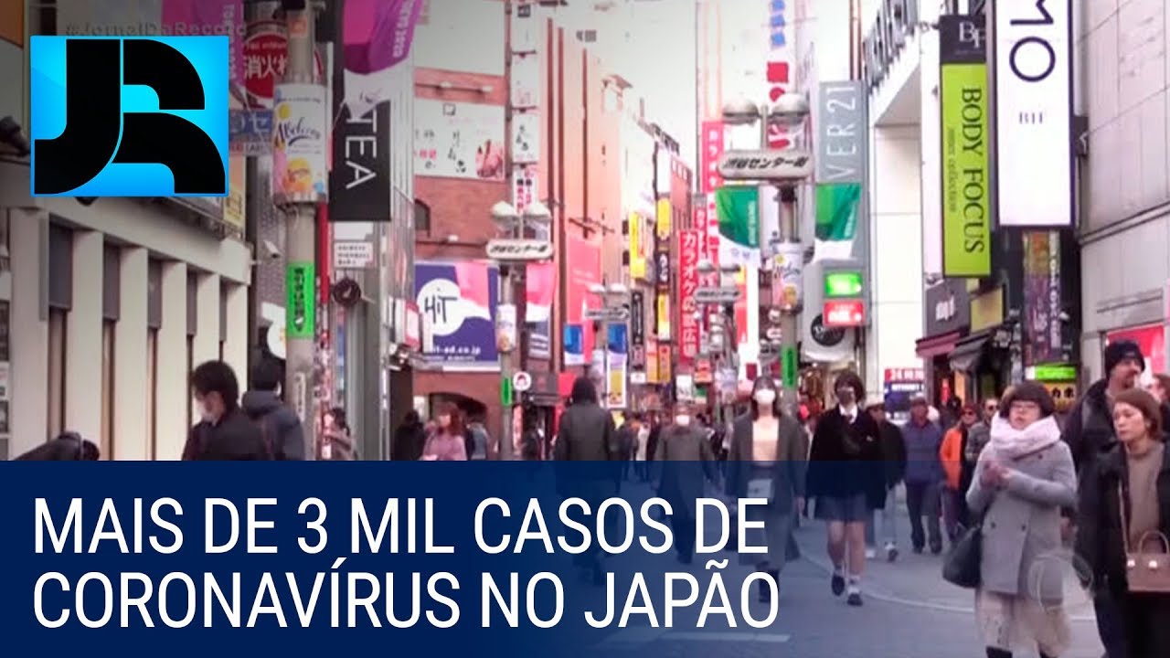 Japão tem 3,2 mil casos do novo coronavírus