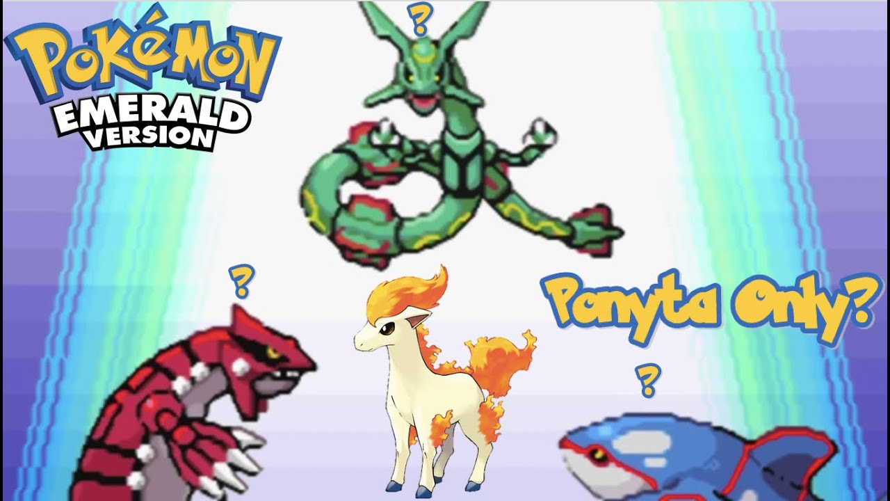 Can you beat Pokémon Emerald with only a Ponyta?| Pokemon Challenge