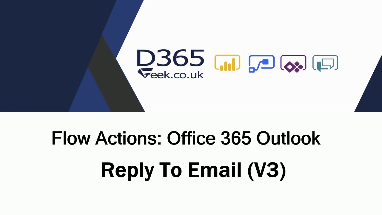 Действия Outlook в Office 365: Ответить на электронное письмо (версия 3)