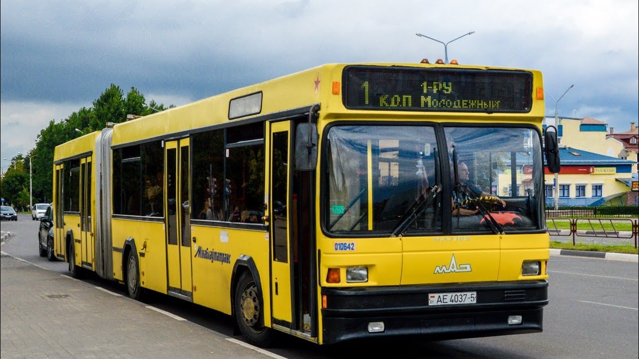 СОЛИГОРСК!|Поездка на автобусе МАЗ 105.065 гос АЕ4037-5 По маршруту 1(12.06.2022)
