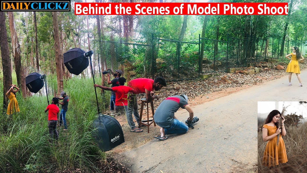 Behind The Scenes Of Model photoshoot sri lanka