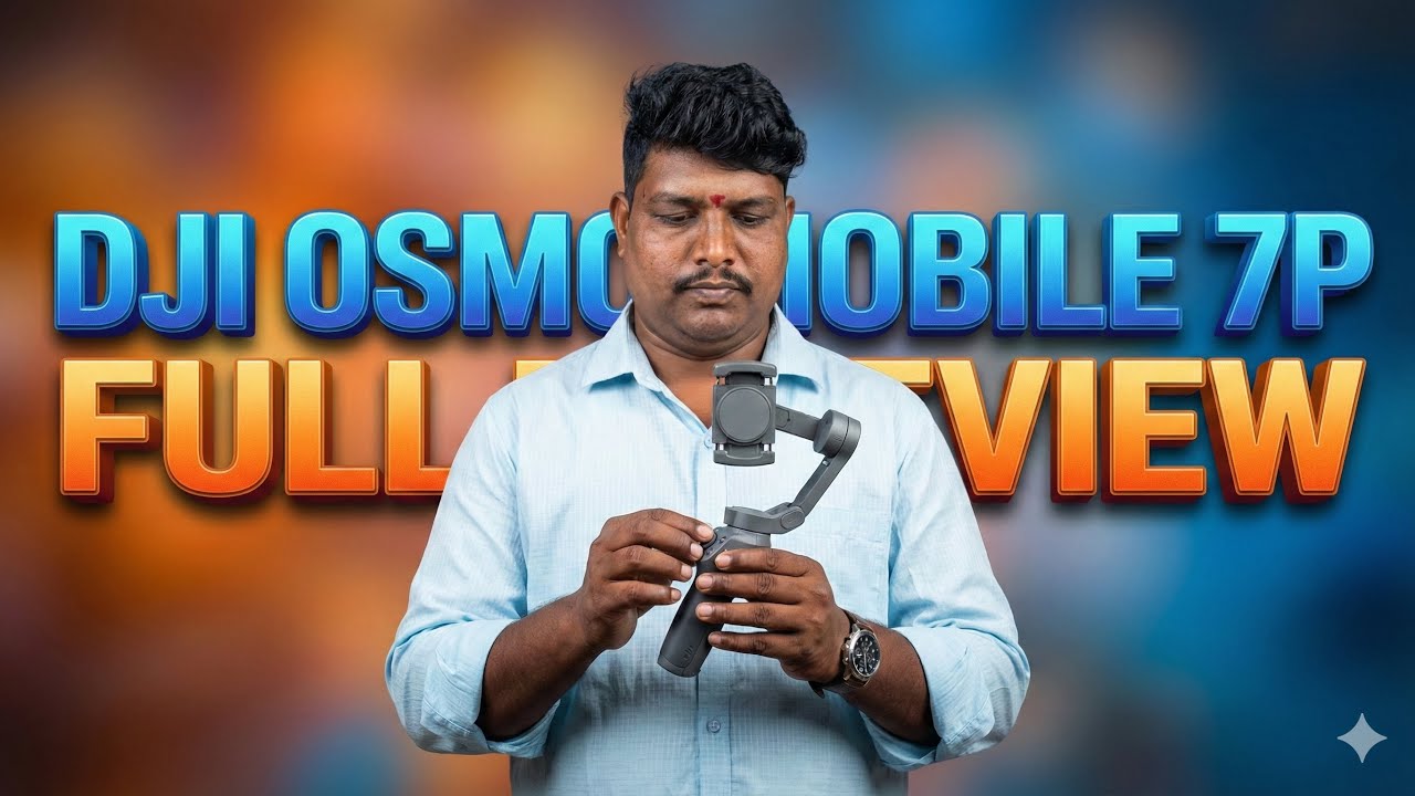 DJI OSMO MOBILE 7P GIMBAL FULL REVIEW TELUGULO ||VRS TELUGU TECH||GIMBAL|| DJI||GJI OSMO MOBILE 7P||